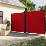 Copertina laterala retractabila, rosu, 220x600 cm GartenMobel Dekor, vidaXL