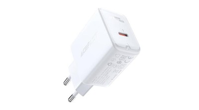 Acefast A1 PD20W &amp;Icirc;ncărcător de perete, 1x USB-C (alb) foto