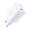 Acefast A1 PD20W &Icirc;ncărcător de perete, 1x USB-C (alb)