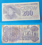 Bancnota veche - Moldova 200 Cupon - in stare foarte buna