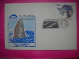 HOPCT PLIC NR 1592 BALENA CENUSIE -PROTECTIE TOTALA -BUCURESTI 1987 -FAUNA MARINA -ROMANIA