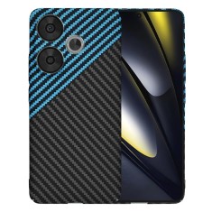 Husa Xiaomi Poco F6 Asteroid GSM Carbonite FiberShell, bleu