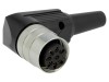 Conector M16 Mama Lumberg WKV 81, 8 Pini, 5A, 60V, IP40, Montaj Cablu, Unghi 90 Grade