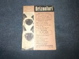 REVISTA ORIZONTURI IULIE 1960