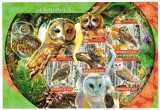 Cumpara ieftin Timbre Mali 2021: Bufnite, Colita + Bloc MNH, Set Complet, Stare Perfecta