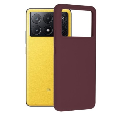 Husa pentru Xiaomi Poco X6 Pro - Techsuit Soft Edge Silicone - Plum Violet foto
