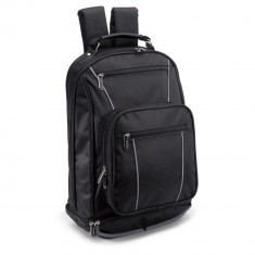 Rucsac pentru Laptop 13 inch, poliester, Everestus, GL26, negru, saculet de calatorie si eticheta bagaj incluse foto