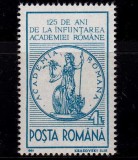 RO 1991 LP 1259 &quot;125 ani Academia Romana&quot; , serie,MNH, Nestampilat