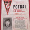 Program meci fotbal FC &quot;SOIMII&quot; SIBIU - &quot;&quot;UNIREA&quot; TOMNATIC (19.10.1975)