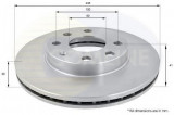 Disc frana DAEWOO CIELO (KLETN) (1995 - 1997) COMLINE ADC1008V