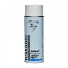 Vopsea acrilica Brilliante Spray Alb Put Mat RAL 9010 400 ml