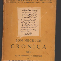 C8629 CRONICA - ION NECULCE, VOL. II, 1942