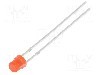 Dioda LED, 3mm, ro&amp;#351;ie, 100...150mcd, 20mA, 1,8...2,6V, OPTOSUPPLY - OSR5JA3PC4A