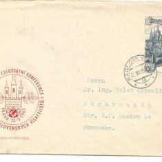 (No1) plic OMAGIAL -cehoslovacia-Expozitia filatelica Praga 1965