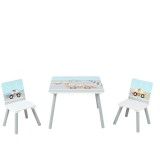 Set 2 scaune +birou Cars, U-Grow