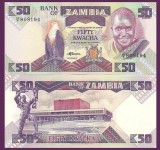 !!! ZAMBIA - 50 KWACHA (1986 - 1988) - P 28 - UNC