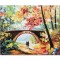 Tablou pictat manual living, dormitor, Impreuna pentru totdeauna, 60x50cm ulei pe panza in cutit efect 3D, gata de expus pe perete