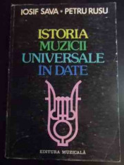 Istoria Muzicii Universale In Date - Iosif Sava Petru Rusu ,545633 foto