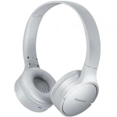 Casti Audio On ear Panasonic RB-HF420BE-W, Wireless, Bluetooth, Functie Bass, Microfon, Autonomie 50 ore, Alb