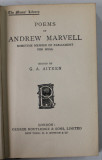 POEMS OF ANDREW MARVELL , EDITIE DE SFARSIT DE SECOL XIX , FORMAT REDUS