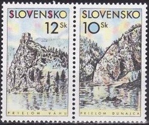 C1178 - Slovacia 1999 - Peisaje 2v.neuzat,perfecta stare