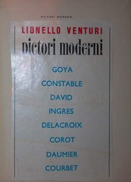 PICTORI MODERNI