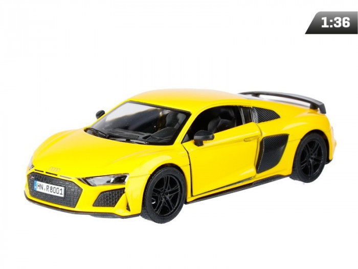 Model 1:36, Kinsmart, Audi R8 Coupe (2020), Galben A746ARCZT