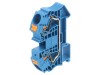Conector albastru pentru șine 0,5-25mm2, 2 borne