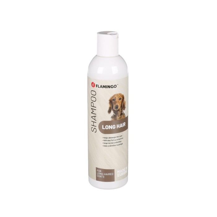 SAMPON PENTRU CAINI CU BLANA LUNGA FLAMINGO 300ML