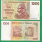 = ZIMBABWE - 1000 DOLLARS - 2007 - UNC =