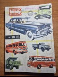 revista stiinta si tehnica octombrie 1957 - aviatia civila , aurel vlaicu - 44 ani de la ultimul zbor