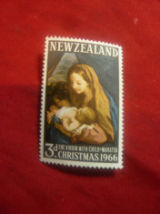 2 Serii de 1 valoare Craciun- Noua Zeelanda , 1966 si 1963 foto