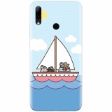Husa silicon pentru Huawei P Smart 2019, Happy Sailors