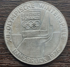 (A829) MONEDA DIN ARGINT AUSTRIA - 100 SCHILLING 1976, JOCURILE OLIMPICE foto