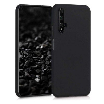 Husa Huawei Nova 5T Honor 20 Honor 20S Silicon Matte Negru foto