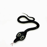 Sarpe Cobra neagra pui figurina 85 cm, Jad