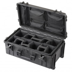 Hard case MAX520CAMORGTR cu roti pentru echipamente de studio