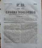 Cumpara ieftin Curier romanesc , gazeta politica , comerciala si literara , nr. 25 din 1844