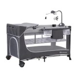 Patut de calatorie Kinderkraft Leody, cu accesorii, Grey