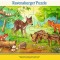 Puzzle tip rama puiuti de animale in padure 15 piese