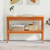 vidaXL Masă de consolă Maro ceruit 110 x 40 x 75 cm Lemn masiv de pin