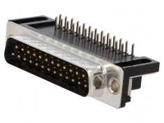 Conector D-Sub 25-Pin PCB 90? THT 3A 250V foto