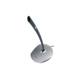 Cumpara ieftin A4TECH MI, 10 , Microfon desktop cu fir, buton ON OFF mute, Jack 3.5 mm, ajustabil, argintiu
