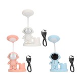 Lampa de birou RDC136, LED, forma astronaut, USB, diverse culori