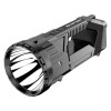 Lanterna led, flippy, incarcare usb, autonomie 8-24h, 2 surse de lumina, principal si lateral, raza maxima 100-200 m, cob, 5w, 23 x 10 x 10 cm, negru
