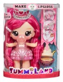 Papusa Yummiland, Large Doll and Lipgloss Pet, Bianca Bubblegum, 120735EUC