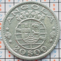 Angola 20 Escudos 1952 argint - km 74 - A030