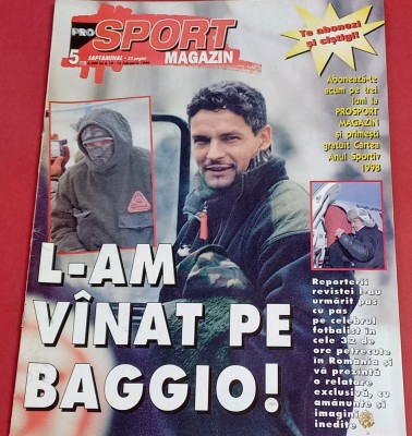 Revista fotbal - PRO SPORT (10.-16.02./1999 - fara poster) foto
