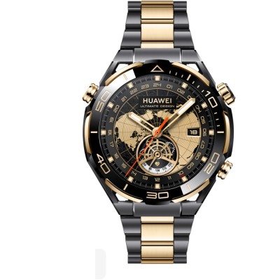 Smartwatch Huawei Watch Ultimate Colombo-B39 Editia cu Design Auriu și Curea din Titatnium Auriu, Blister 55020BDY foto