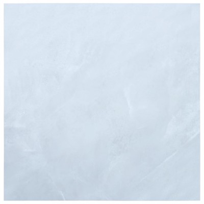 Plăci de pardoseală autoadezive, alb marmură, 5,11 m&amp;sup2; PVC foto